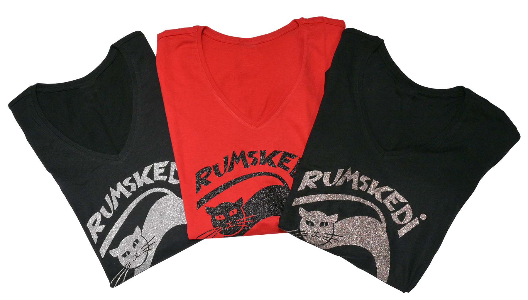 T-Shirt Rumskedi Glitzer Damen 