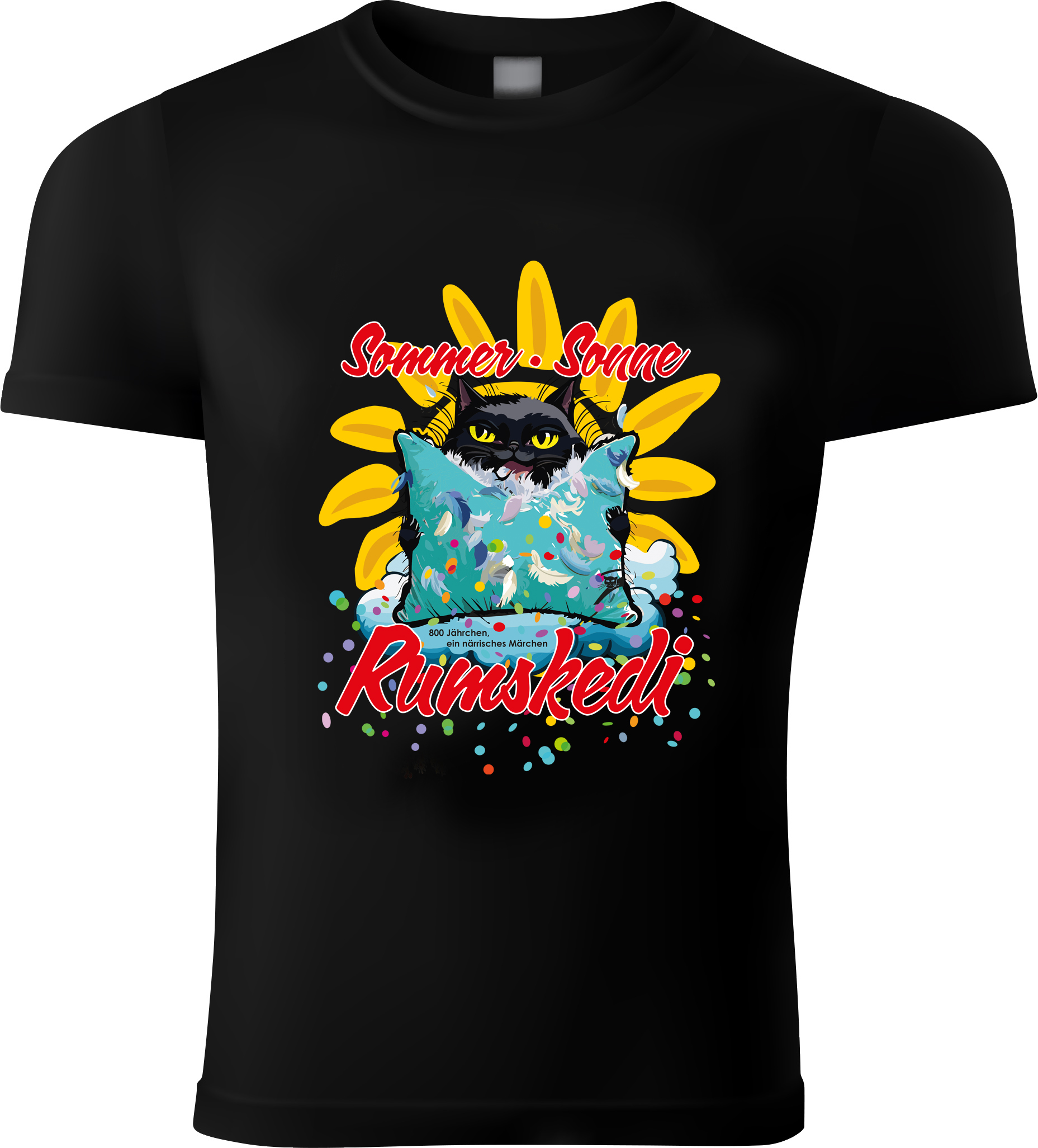 T-Shirt "Sommer Sonne Rumskedi" Herren 